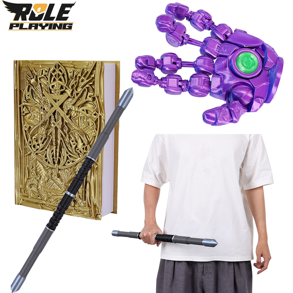ドゥームのコスプレ、金色の魔法の書、ロボットの手の装飾、ガン - Cosplay Prop Book のレビューと価格