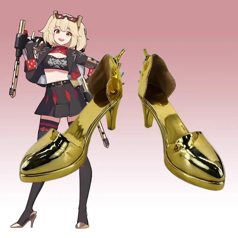 w,3;r'5.b\6/バーニス・ホイットのレザー製ハイヒー - Burnice Cosplay Prop のレビューと価格